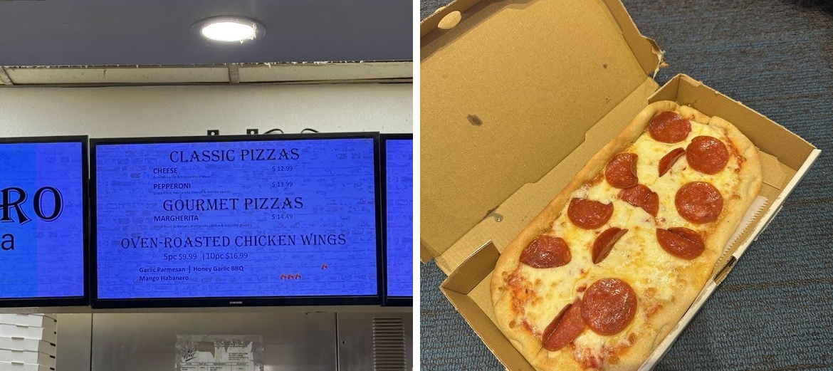 Maestro Pizza Menu